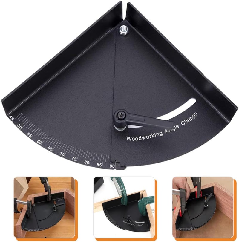 90 Degree Corner Clamp Woodworking Positioning Square Tool Adjustable Angle Clamp for Carpentry and Woodworking Fixtures - Image 4