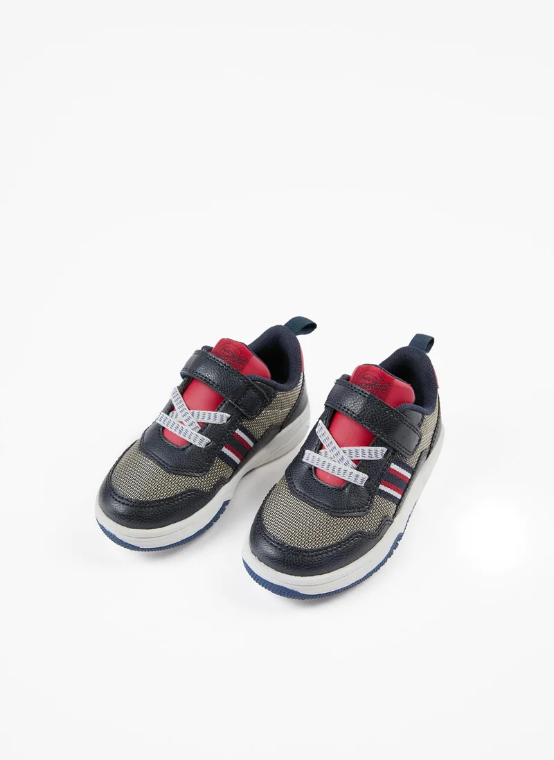 Zippy Zippy Dual-Material Trainers For Baby Boys Dark Blue And Red