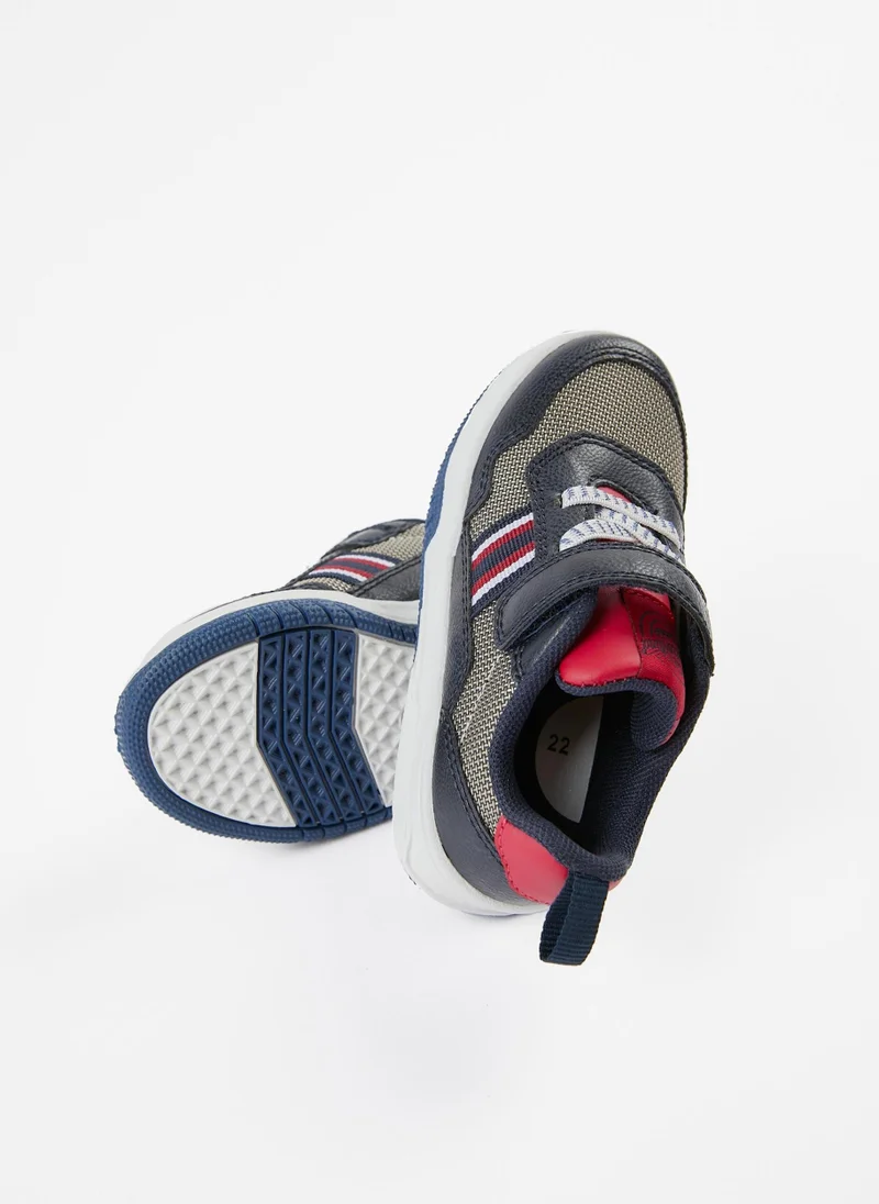 Zippy Zippy Dual-Material Trainers For Baby Boys Dark Blue And Red