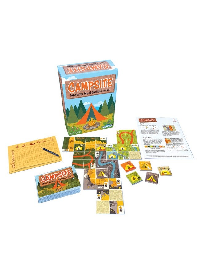 Outset Media Campsite - Simple Strategy-Tile Laying-Board Game, Outset Media, Family & Kids, Compete to Find The Best Campsite, Family Game Night, for 2-6 Players, Ages 8+ - Image 3