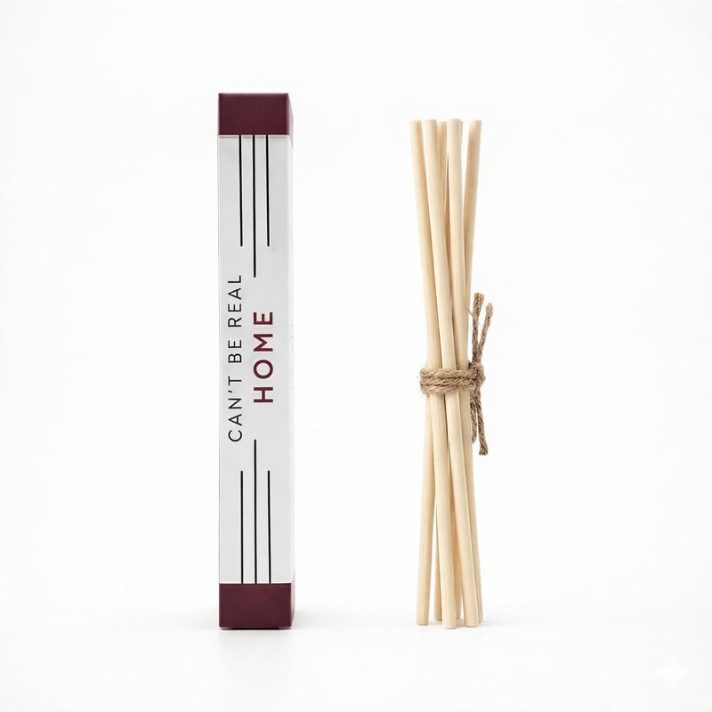 Diffuser Sticks, Natural Rattan Sticks, Reed Diffuser & Essential Oil Aroma Diffuser Replacements Sticks for Home & Office, 5 Sticks. (Beige)