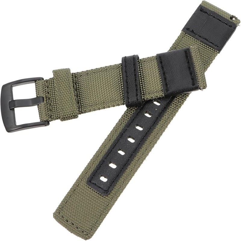 Military Green Nylon Quick Release Watch Band For Gear Classic Everyday Unisex Strap - Image 1