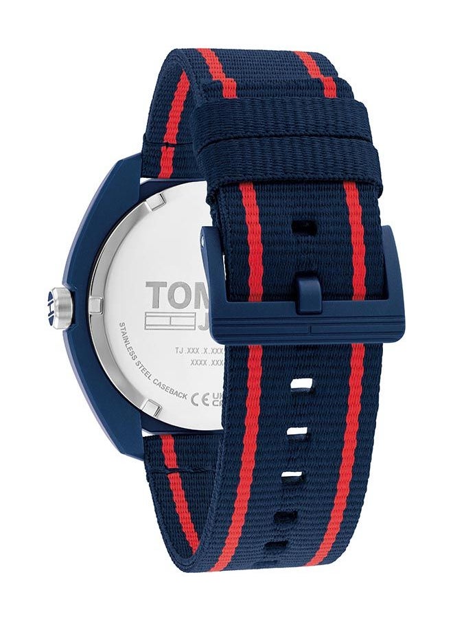 TOMMY HILFIGER - Men Analog Round Shape Nylon Wrist Watch 44 mm - Image 1