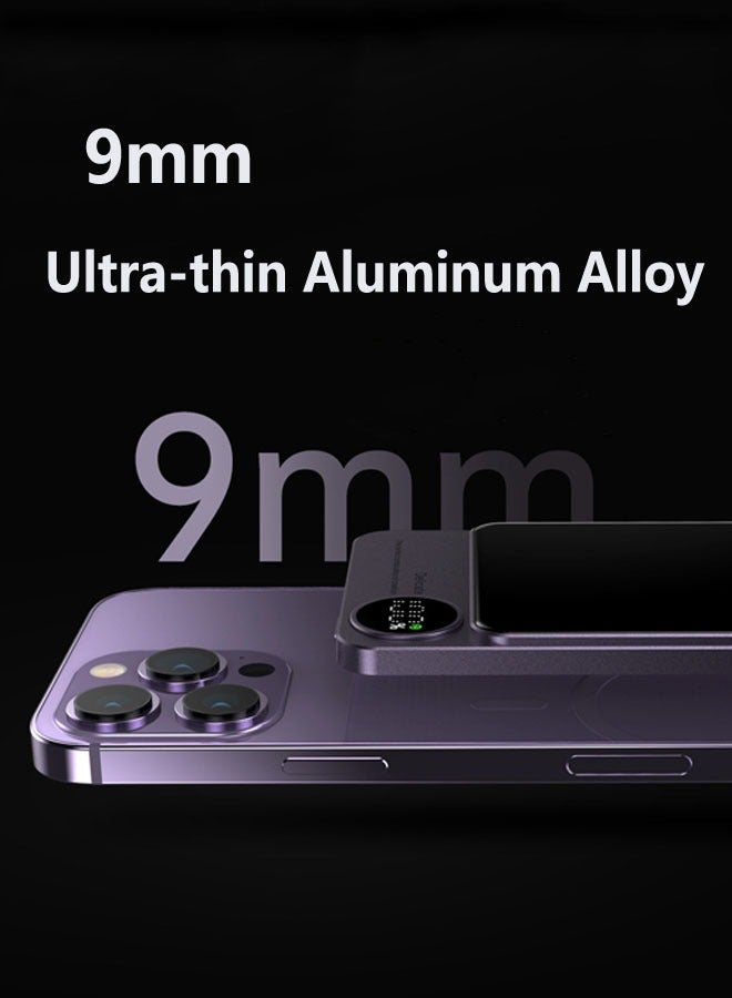 Magsafe Magnetic charging Bank 10000 MA ultra thin and convenient wireless fast charging back clip mobile power supply - Image 3