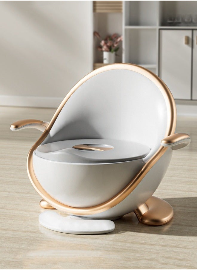 M MIAOYAN Children's toilet baby toddler child toilet home smart sensor light toilet  - Image 4