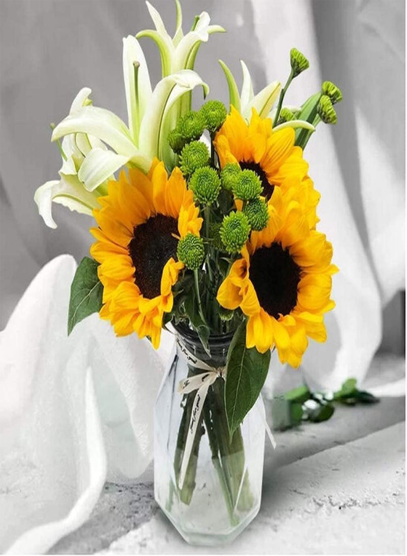 جي جوت 100 قطعة من بذور عباد الشمس للزراعة في الحدائق المنزلية الداخلية والخارجية، الخيار الأفضل للسلال المعلقة والزهور المقطوفة سهلة الزراعة ومنخفضة الصيانة - Image 2