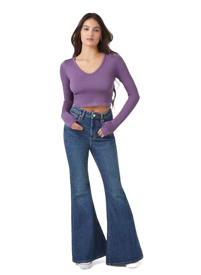 FOREVER 21 Seamless Long-Sleeve Crop Top - Image 5