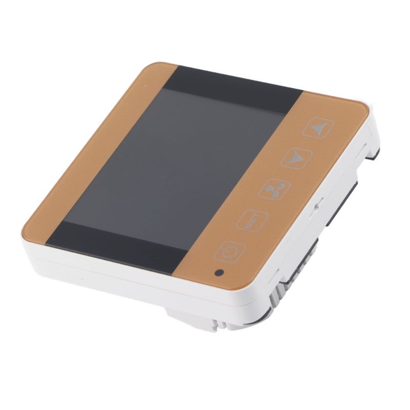 Fan Coil Thermostat with LCD Display Temperature Control - 4-Speed NTC Sensor for Central Air-Conditioning Units - Image 4