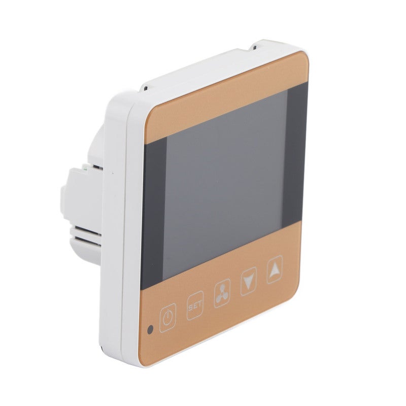 Fan Coil Thermostat with LCD Display Temperature Control - 4-Speed NTC Sensor for Central Air-Conditioning Units - Image 3