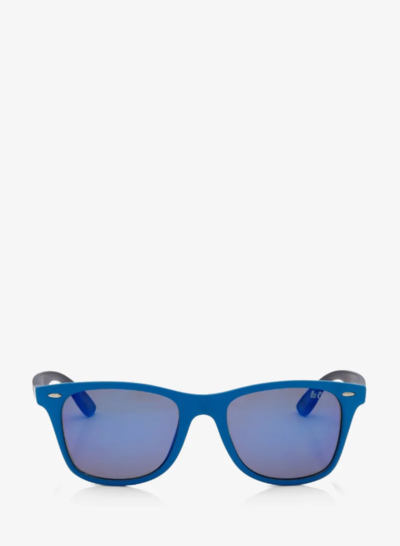 Lee Cooper Polarized Sunglasses Blue Mirror Frame Blue+Black Mirror Lens 53mm  - LC1215C03