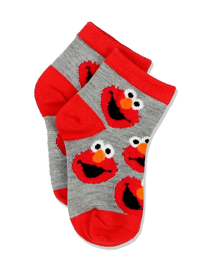 Sesame Street Kids' Little Quarter Length Socks, 6 Pair Pack, Multi, 4-6 Boys (Shoe 7-10) - Image 4