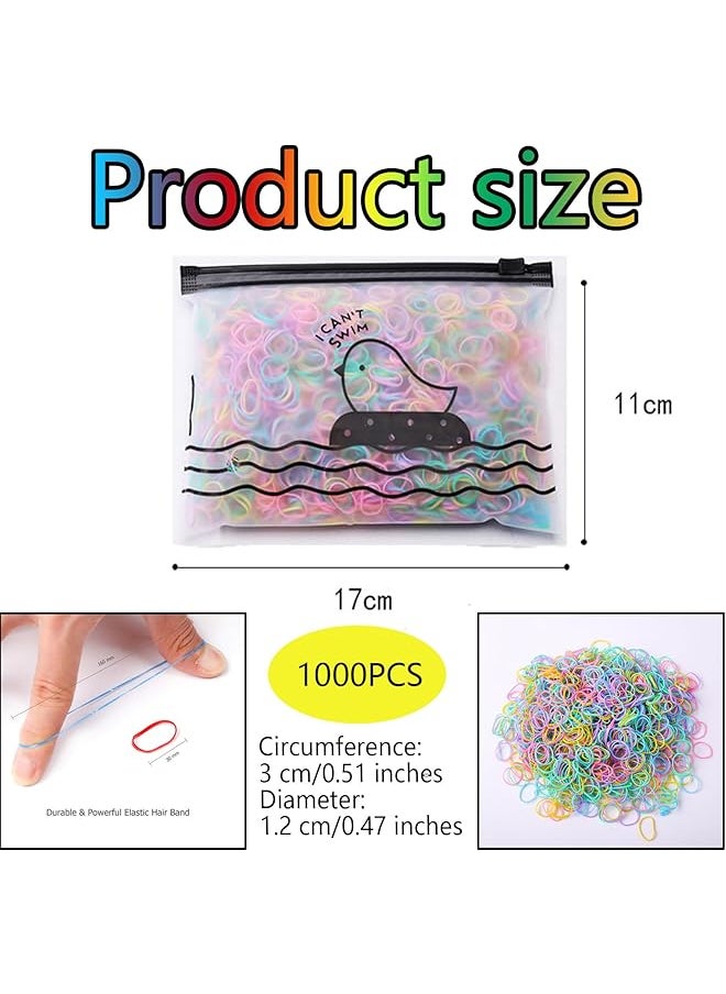 Mini Rainbow Elastic Hair Band 1000 Pcs Mini Rubber Bands Mini Elastic Hair Bands Mini Rainbow Color Rubber Bands For Kids Hair Braids Ponytail Hair And More - pzsku/Z0BC871640CE9E9E956F9Z/45/_/1740916896/ad186aa2-3bba-491f-9f2a-0c4ddd9438cc