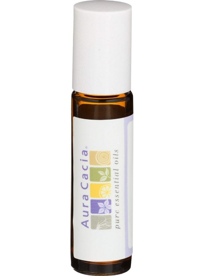 Aura Cacia Amber Roll-On Bottle With Writable Label | 0.31 Fl. Oz. - Image 1