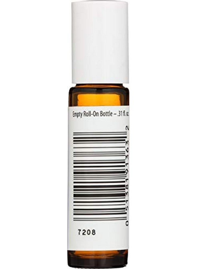 Aura Cacia Amber Roll-On Bottle With Writable Label | 0.31 Fl. Oz. - Image 2