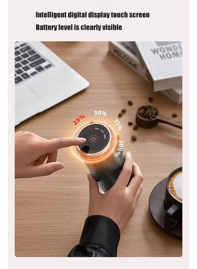 YELIN Portable Electric Burr Coffee Grinder with 38 Adjustable Settings, Rechargeable Coffee Grinder with LED Display, Cordless Coffee Mill for Travel, Camping, Office, Espresso, Pour Over, Etc - Image 2