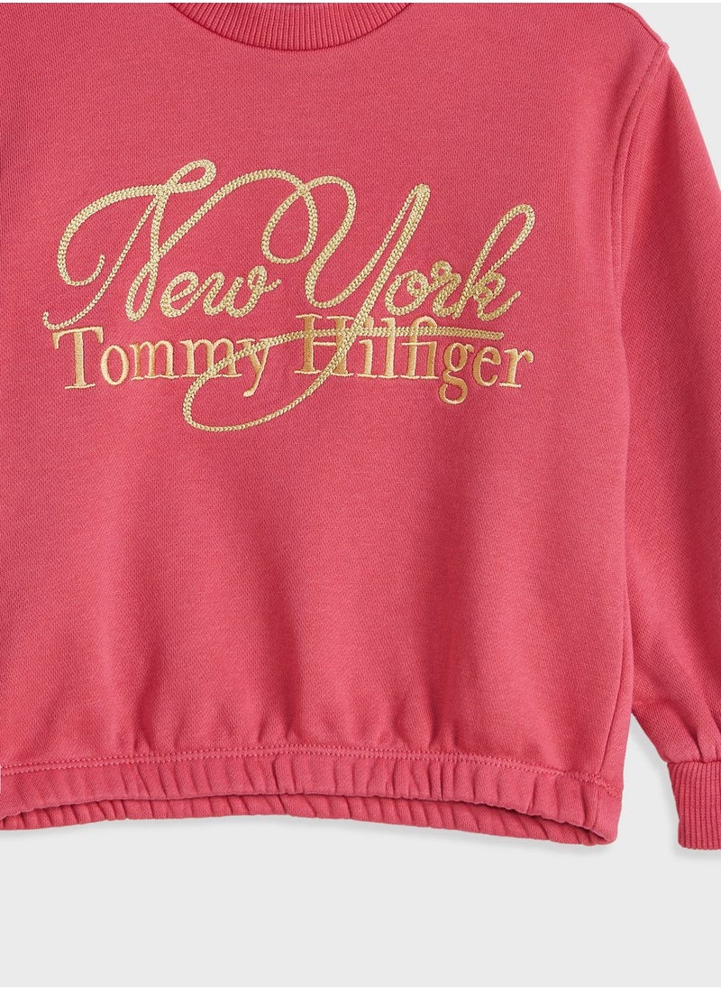 TOMMY HILFIGER - Kids Essential Sweatshirt - Image 1