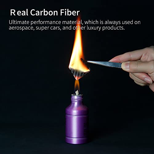 MONOCARBON Carbon-Fiber-Wallet for men and Mens Credit Cards Money Holder Clip Minimalist Money Clips for Cash Credit Card Holder Wallet.(Twill Matte Black) - Image 4