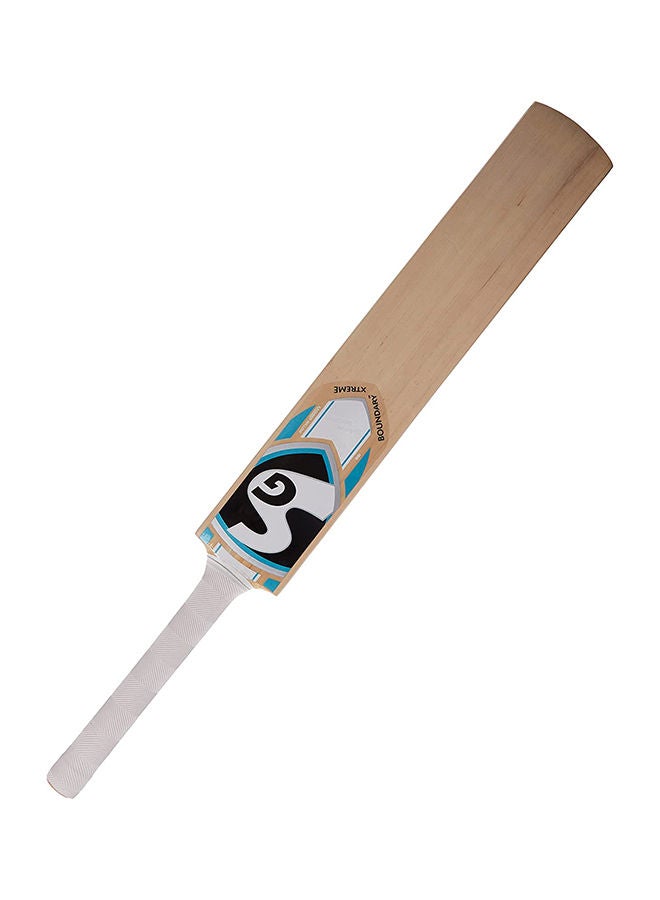 SG Boundary Xtreme Kashmir Willow Cricket Bat | Color: Multicolor | Size: 4 | For Men & Boys | Material: Wood | Traditionally Shaped for Superb Strokes | Shock Absorption | Enhanced Flexibility - Image 1