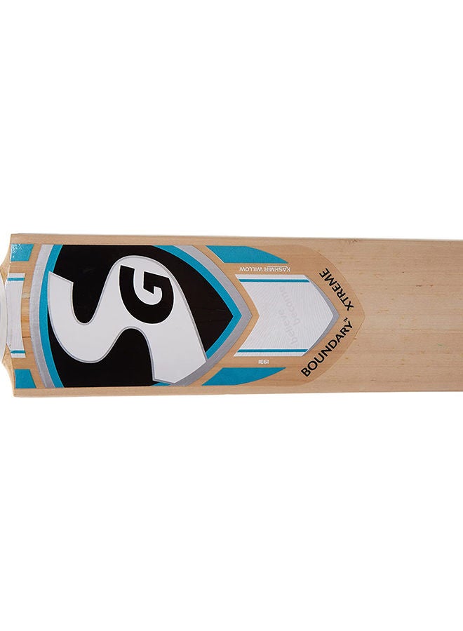 SG Boundary Xtreme Kashmir Willow Cricket Bat | Color: Multicolor | Size: 4 | For Men & Boys | Material: Wood | Traditionally Shaped for Superb Strokes | Shock Absorption | Enhanced Flexibility - Image 2