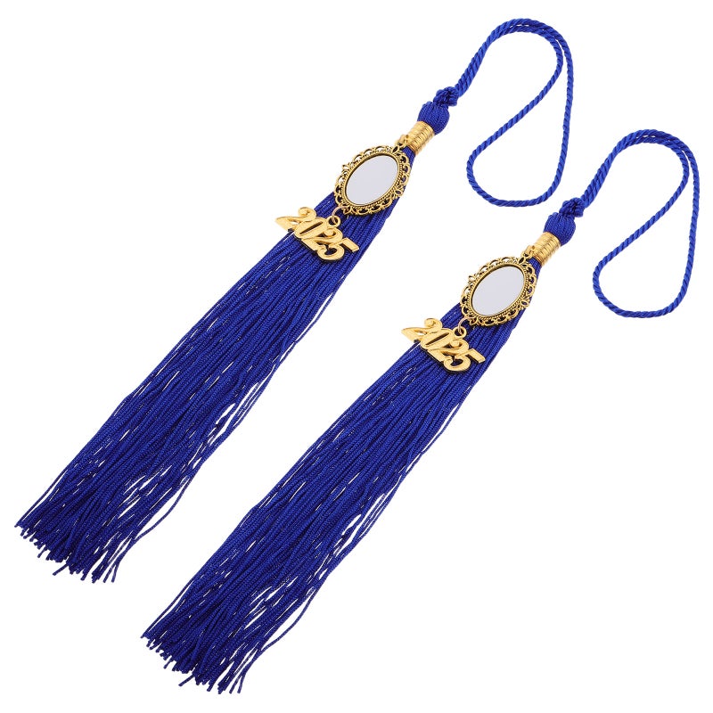 2pcs Graduation Cap Tassel Diy Photo Charm Memorial Decoration Pendant For Graduate Hat Decor Grad Tassels Bachelor Charms - Image 4