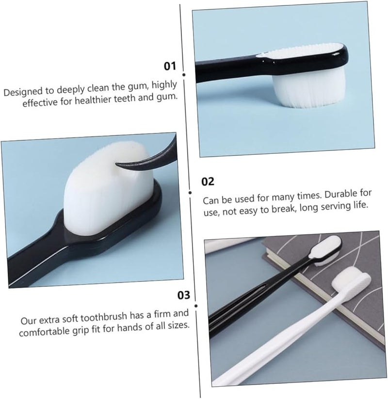 Soft Bristle Toothbrush 2 Pack Gentle Gum Care For Adults And Teens - Image 5