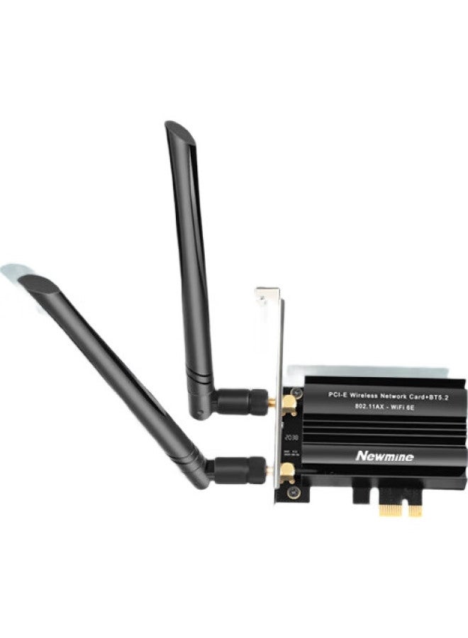 Newmine Newman 3000M Gigabit Pci-E Wireless Network Card, Gaming Dual-Band 5G Desktop Built-In Pci-E Wireless Network Card, Wifi 6 + Bluetooth 5.2 + Wifi Receiver/Transmitter - Image 2