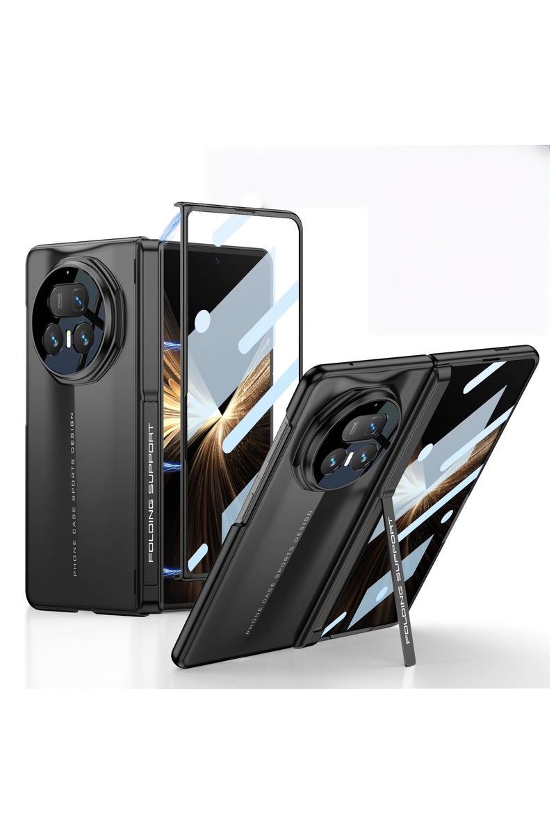عام غطاء حماية متوافق مع هاتف Honor MagicV5 - صدفة صلبة مع حامل، غطاء مغناطيسي كامل التغطية لمفصل الهاتف، واقي مقاوم للصدمات والتآكل. - Image 1