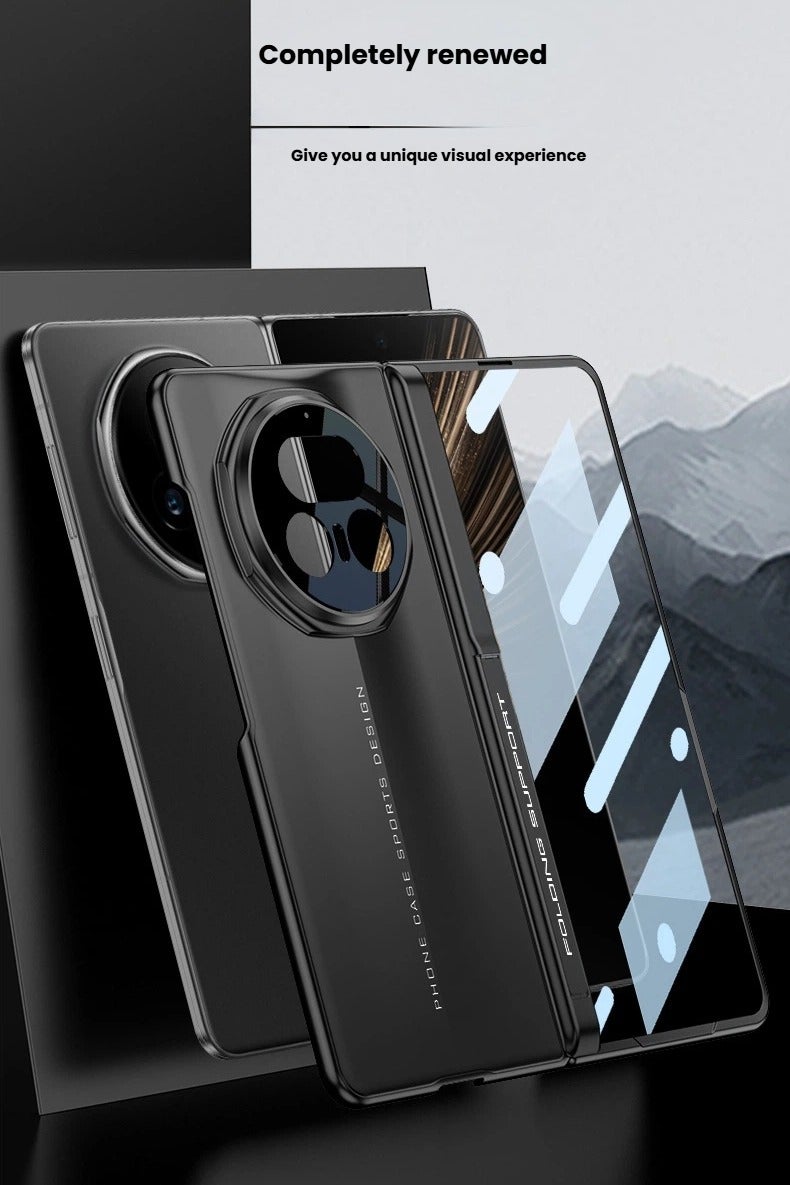 عام غطاء حماية متوافق مع هاتف Honor MagicV5 - صدفة صلبة مع حامل، غطاء مغناطيسي كامل التغطية لمفصل الهاتف، واقي مقاوم للصدمات والتآكل. - Image 2