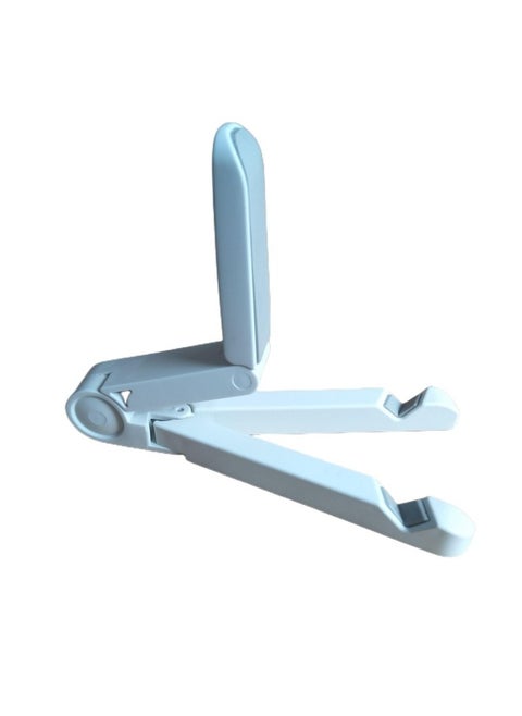 Desktop Mobile Phone Tablet PC Stand Desktop Multifunctional Folding Lazy Creative Portable Simple Stand-Color:White Opp Bag-Applicable Size:Opp Bag Packaging