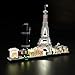 GEAMENT LED Light for Architecture Paris with Eiffel Tower Building Blocks Set Compatible with Lego 21044 Skyline Building Model Model Set Not Included - Image 2