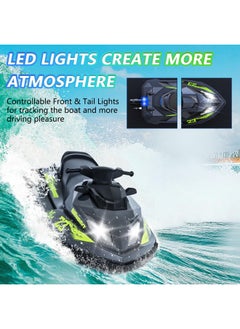 Cheerwing Cheerwing UDI023 RC Boat for Kids & Adults, 20KM/H Vortex Jet Boat Remote Control Boat for Pools and Lakes  - Image 4