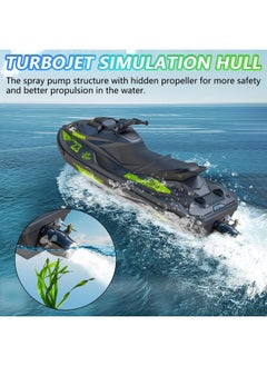 Cheerwing Cheerwing UDI023 RC Boat for Kids & Adults, 20KM/H Vortex Jet Boat Remote Control Boat for Pools and Lakes  - Image 2