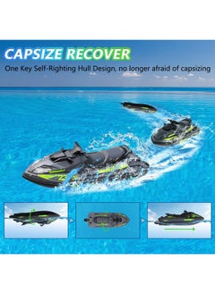 Cheerwing Cheerwing UDI023 RC Boat for Kids & Adults, 20KM/H Vortex Jet Boat Remote Control Boat for Pools and Lakes  - Image 3