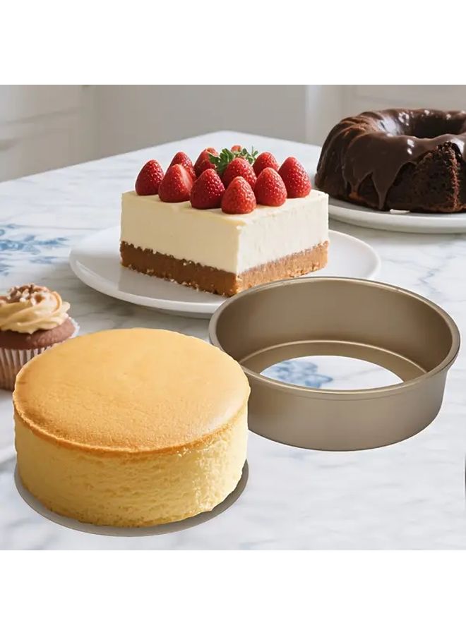 5pcs Set Baking Pan Set Toast Pan Pizza Baking Pan 6 Cup Muffin Cup Square Plate Cake Mold Black - Image 5
