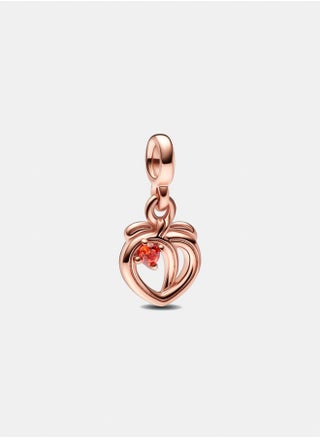 Peach 14k rose gold plated mini dangle with orange cubic zirconia - pzsku/Z0BC9366457C827F1BE31Z/45/_/1742205095/9dbe0bee-ff22-468c-b156-67ee65688b97