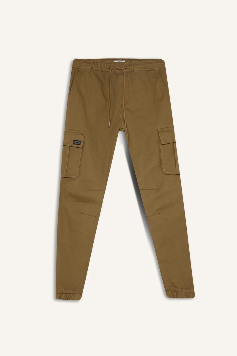 DeFacto Brown Man Regular Fit Jogger Cargo Pants Casual - Image 4