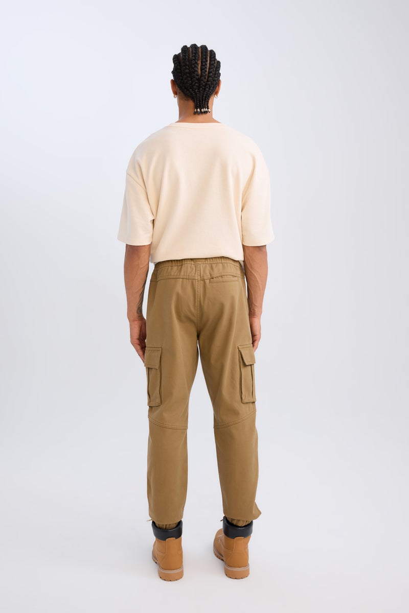 DeFacto Brown Man Regular Fit Jogger Cargo Pants Casual - Image 3