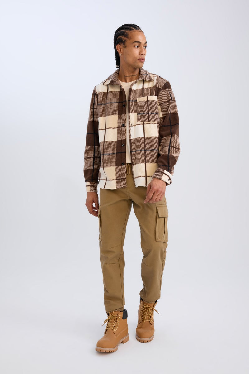DeFacto Brown Man Regular Fit Jogger Cargo Pants Casual - Image 2
