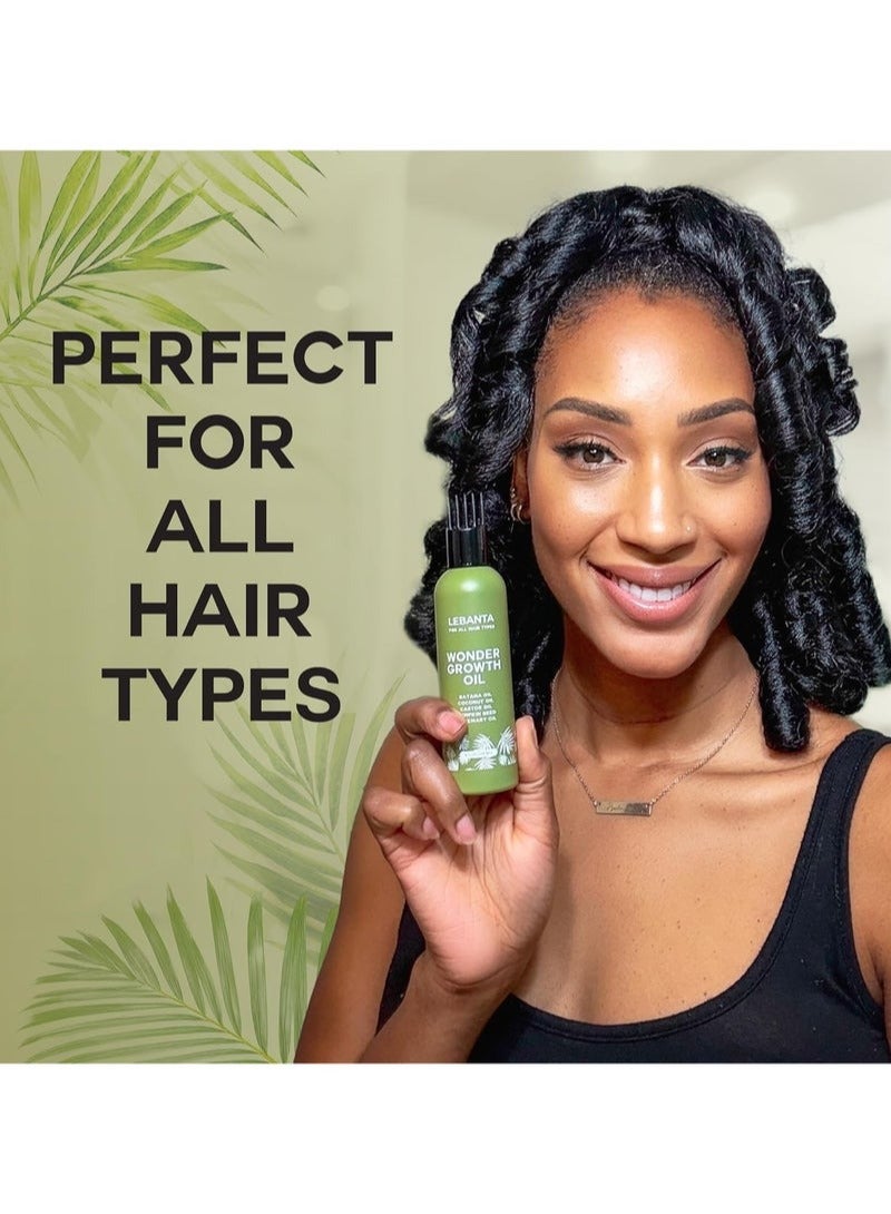 Wonder Batana Oil For Hair Growth - 100% Pure, Raw & Natural Blend With Organic Castor, Pumpkin Seed, Coconut and Rosemary Oil - Thicker, Stronger Hair For Men & Women Scalp (1 Pack) - Image 5