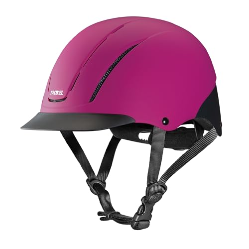 Troxel Spirit Full Coverage Horse Riding Helmet, Low-Profile & Adjustable Safety Horseback Riding Gear, Extra Small (6-1/4 - 6-1/2), Raspberry Duratec - Image 5