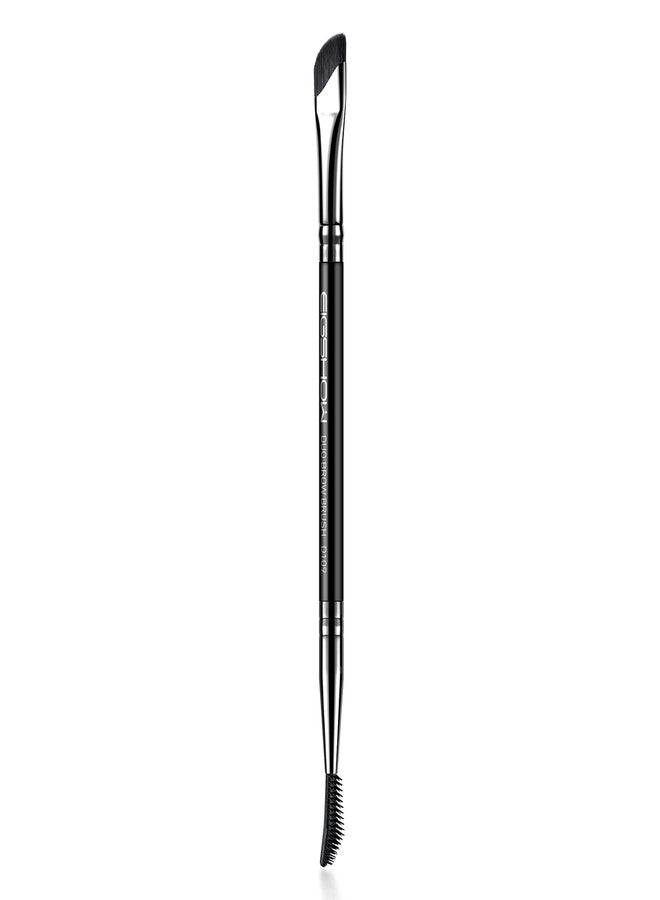 EIGSHOW Dual-Ended Precision Eyebrow Brush and Comb for Eyeliner Lining, Sculpting Brows, Professional Eye Makeup Tools (D109) - Image 1