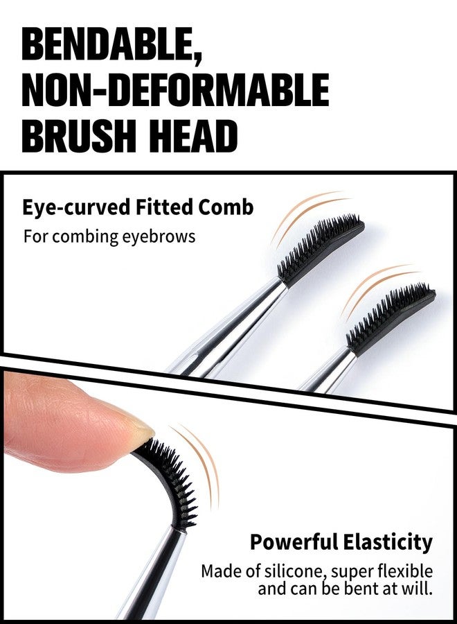 EIGSHOW Dual-Ended Precision Eyebrow Brush and Comb for Eyeliner Lining, Sculpting Brows, Professional Eye Makeup Tools (D109) - Image 5