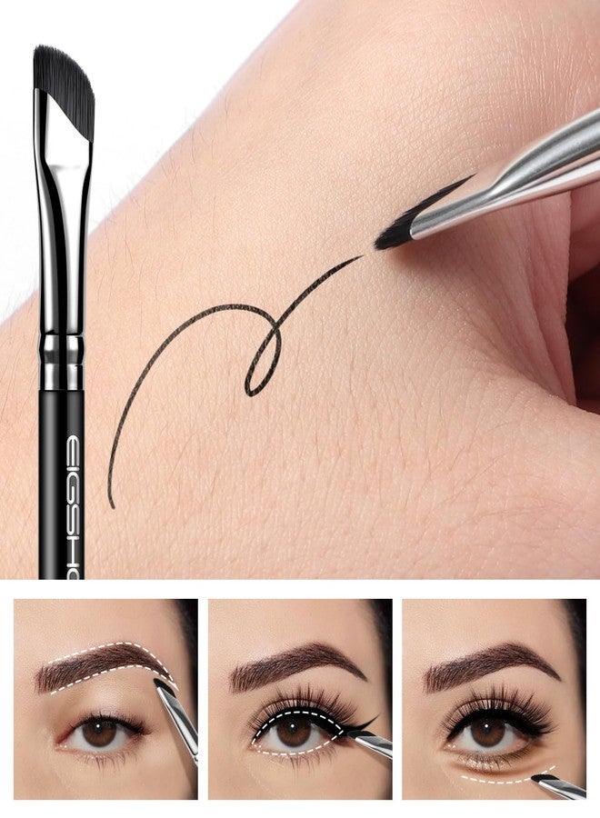 EIGSHOW Dual-Ended Precision Eyebrow Brush and Comb for Eyeliner Lining, Sculpting Brows, Professional Eye Makeup Tools (D109) - Image 4