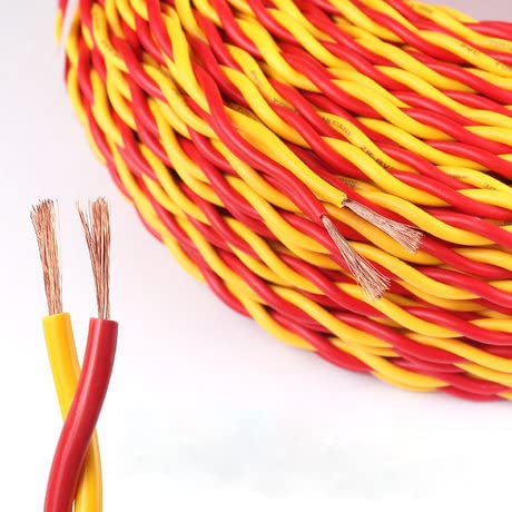 Litost 2 Core Flexible Copper Wire Cable Size 4076 For Home Electrical Use Color May Vary 30 Meter - Image 1