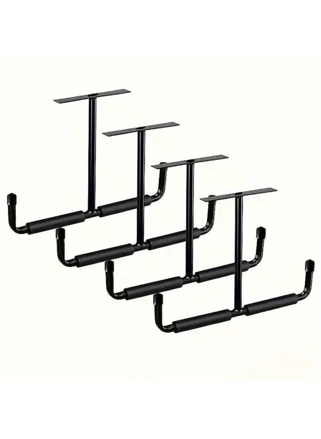 2 Pack Heavy Duty Metal Storage Hooks Wall Ceiling Mounted Modern Non Slip Garage Finishing Solution Suitable For Autumn Winter Season Christmas And Halloween Gifts - Image 2