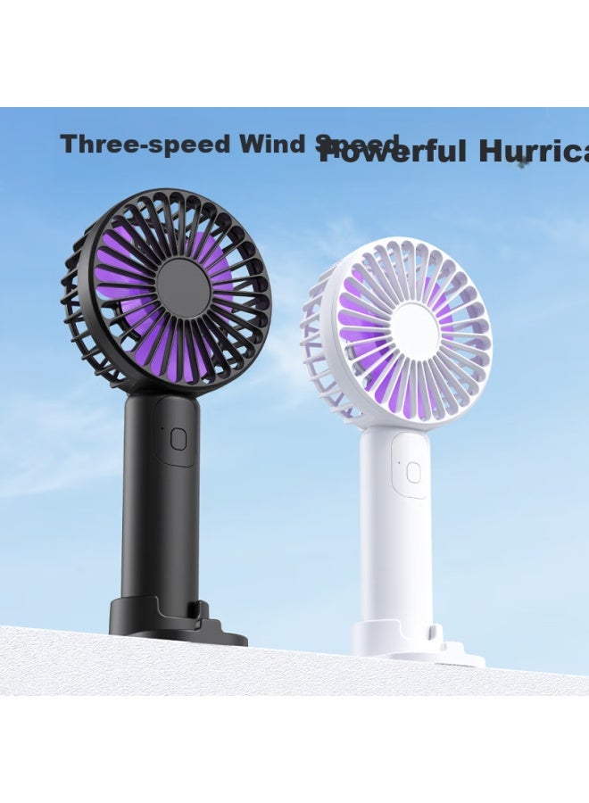 Hboalg Usb Handheld Mini Fan Portable Compact Electric Fan For Outdoor, Desktop, Office, Student Dormitory, Powerful Rechargeable High-power Small Fan Pink - Image 2