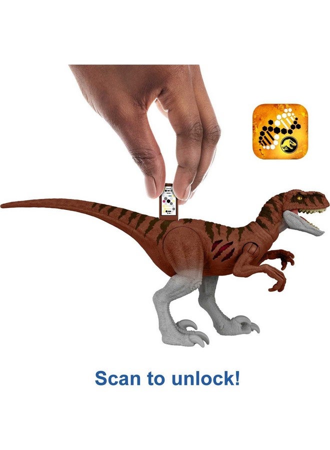 Jurassic World Dominion Extreme Damage Atrociraptor Dinosaur Action Figure Black - Image 3