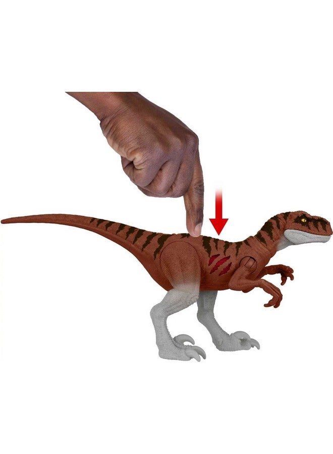 Jurassic World Dominion Extreme Damage Atrociraptor Dinosaur Action Figure Black - Image 4