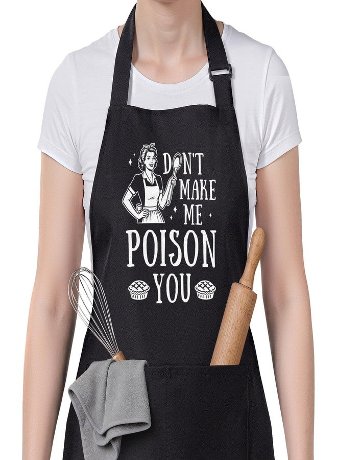 SteadStyle Funny Cooking Aprons for Women with 2 Large Pockets, Retro Sarcastic Aprons for Women with Adjustable Straps, Perfect Mothers Day, Birthday Gift for Mom Wife Sister Friend Bakers Chefs - Image 1