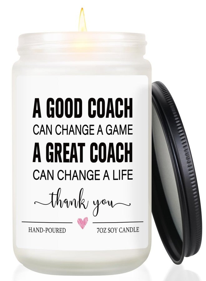 Hudiegify Coach Gifts for Men Women, Coach Appreciation Gifts, Thank You Coaches Candle for Basketball Soccer Cheer Hockey Football Volleyball Team Fitness Instructor Birthday Retirement, Lavender Scented 7oz - Image 1